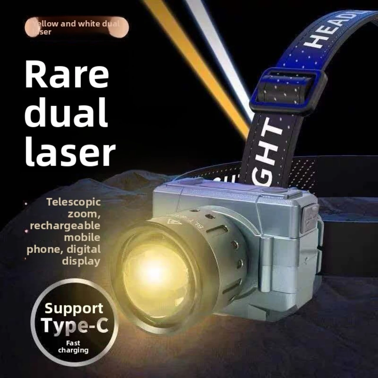 Powerful LED Headlamp USB Rechargeable Telescopic Zoomable Headlight Outdoor Waterproof Work Head Lamp High Lumen Head Torch
Powerful LED Headlamp USB Rechargeable Telescopic Zoomable Headlight Outdoor Waterproof Work Head Lamp High Lumen Head Torch
