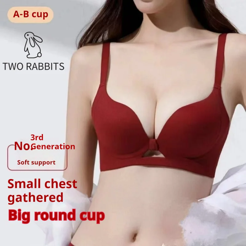 Red Push-Up Bra for Small Bust - Seamless Wireless Lift Enhancer with Side Support Anti-Sagging Full Coverage Bralette
Red Push-Up Bra for Small Bust - Seamless Wireless Lift Enhancer with Side Support Anti-Sagging Full Coverage Bralette