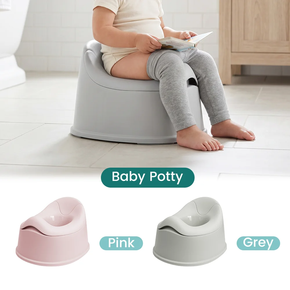 Ergonomic Baby Potty Training Toilet for Toddlers, Elevated Comfort Potty Chair with Anti-Slip Base, Easy to Clean, Pink/Grey
Ergonomic Baby Potty Training Toilet for Toddlers, Elevated Comfort Potty Chair with Anti-Slip Base, Easy to Clean, Pink/Grey
