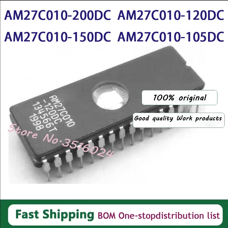 50pcs/lots AM27C010-200DC AM27C010-150DC AM27C010-120DC AM27C010-105DC AM27C010 27C010 DIP-32 In stock!
50pcs/lots AM27C010-200DC AM27C010-150DC AM27C010-120DC AM27C010-105DC AM27C010 27C010 DIP-32 In stock!
