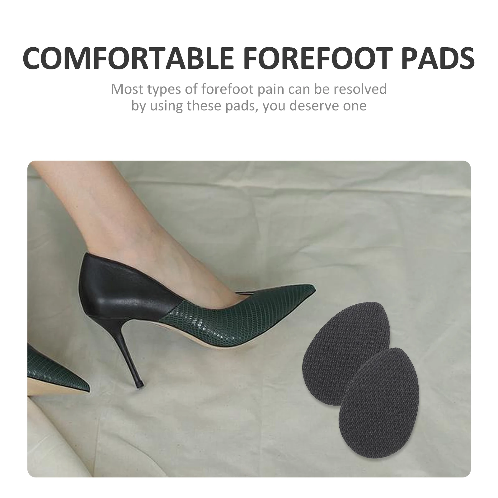 4 Pcs Non-slip Foot Stickers Wear-resistant Forefoot Pad Anti-wear Sole Cushions Comfortable Metatarsal Supports Self-adhesive
4 Pcs Non-slip Foot Stickers Wear-resistant Forefoot Pad Anti-wear Sole Cushions Comfortable Metatarsal Supports Self-adhesive
