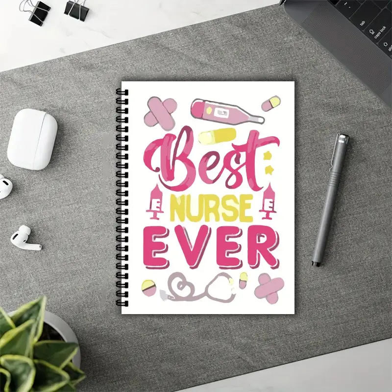 14.8cmx21cm "National Nurse Week" spiral notebook, Notepads, message book, 50 sheets (100 pages), thick paper
14.8cmx21cm "National Nurse Week" spiral notebook, Notepads, message book, 50 sheets (100 pages), thick paper