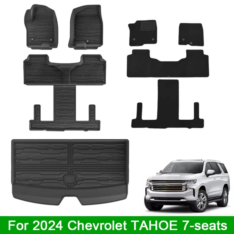 for 2024 Chevrolet TAHOE 7 seats Car Floor Mats Left Hand Drive Cargo Liner TPE 3D Foot Mat BLACK Trunk Pad
for 2024 Chevrolet TAHOE 7 seats Car Floor Mats Left Hand Drive Cargo Liner TPE 3D Foot Mat BLACK Trunk Pad
