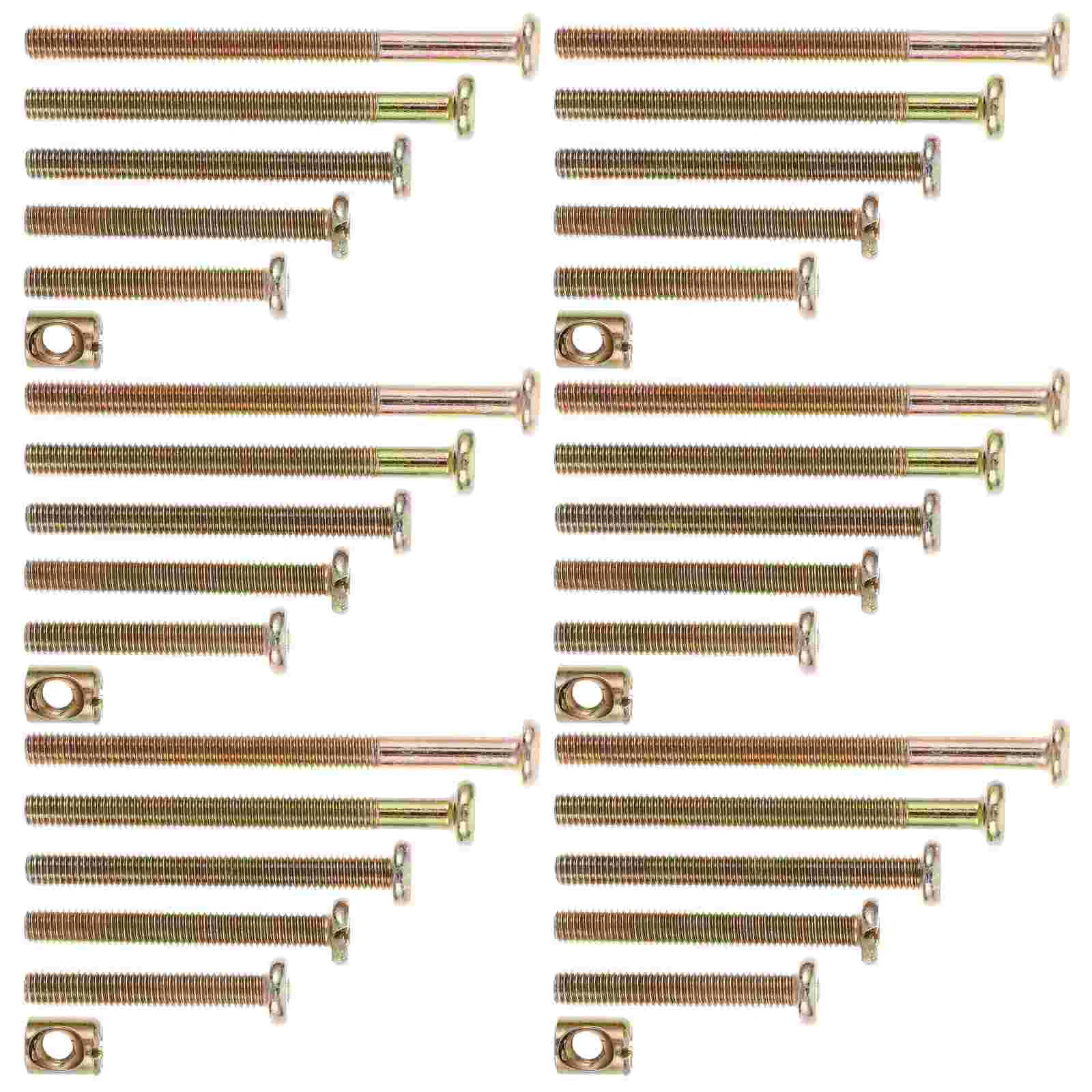 51 Pcs Baby Bed Screws Replacement Furniture Set Toys for Babies Bolts Assortment Kit Crib Golden Copper and Alloys
51 Pcs Baby Bed Screws Replacement Furniture Set Toys for Babies Bolts Assortment Kit Crib Golden Copper and Alloys