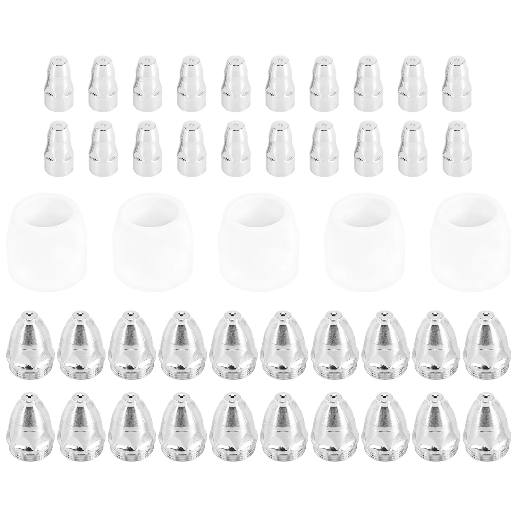 【NEW YEAR 】45Pcs P80 Electrode Tips 1.3 Nozzle Shield Cup For P-80 Plasma Cutter Torch Consumable 80-100A Welding Soldering Too
【NEW YEAR 】45Pcs P80 Electrode Tips 1.3 Nozzle Shield Cup For P-80 Plasma Cutter Torch Consumable 80-100A Welding Soldering Too