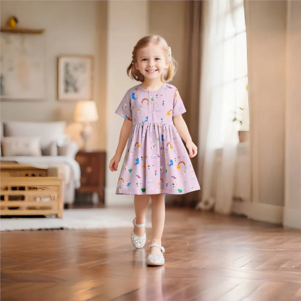 2025 Summer Princess Dress Baby Girls Cotton Purple Children 's Clothing Kid Clothes Cartoon Rainbow Kids Dress
2025 Summer Princess Dress Baby Girls Cotton Purple Children 's Clothing Kid Clothes Cartoon Rainbow Kids Dress