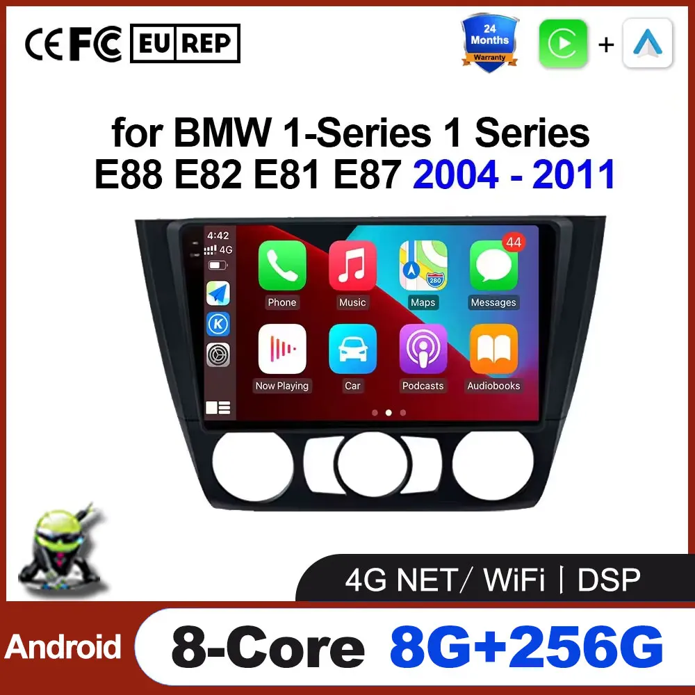 Для BMW 1 серии 1 серии E88 E82 E81 E87 2004-2011 Беспроводной CarPlay Android Auto Радио Автомобильный Мультимедийный GPS Видео ОС Android
Для BMW 1 серии 1 серии E88 E82 E81 E87 2004-2011 Беспроводной CarPlay Android Auto Радио Автомобильный Мультимедийный GPS Видео ОС Android