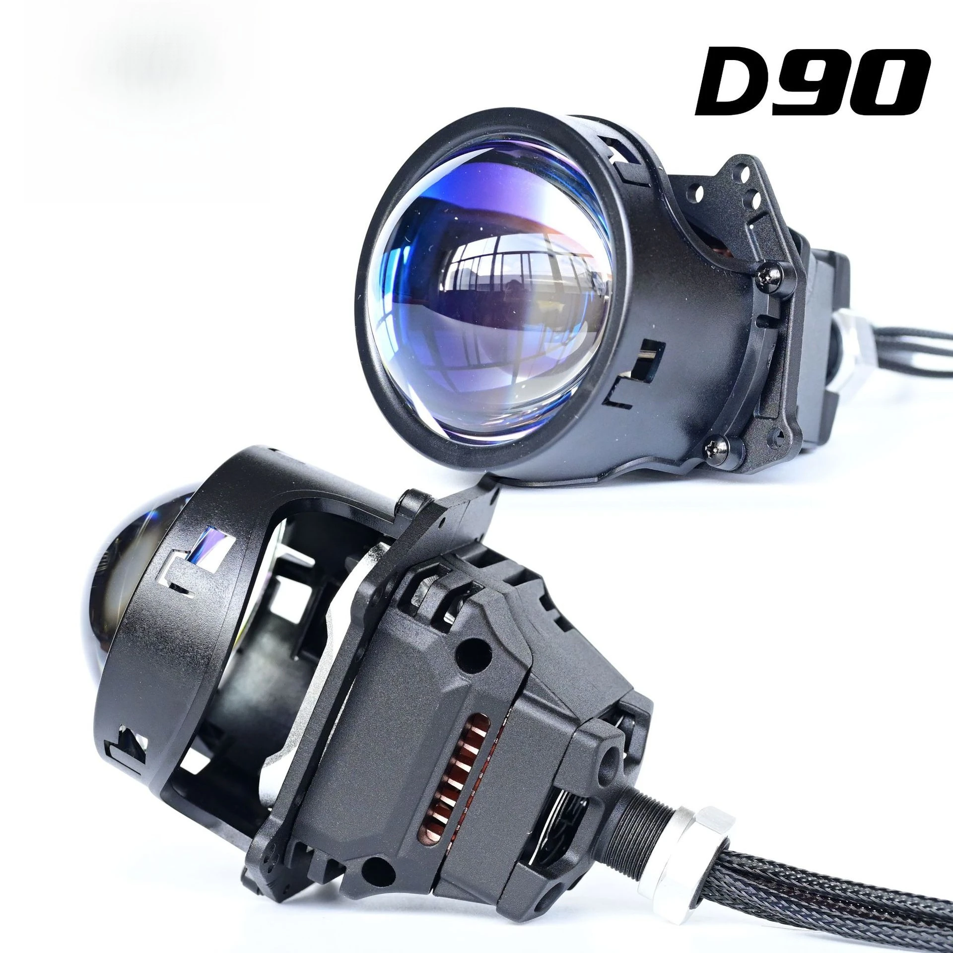 New 3 Inch Bi LED Projector Headlight with Halo 180W High Power Plug and Play Dual Beam H4 H7 Car LED Headlamp Retrofit Upgrade
New 3 Inch Bi LED Projector Headlight with Halo 180W High Power Plug and Play Dual Beam H4 H7 Car LED Headlamp Retrofit Upgrade