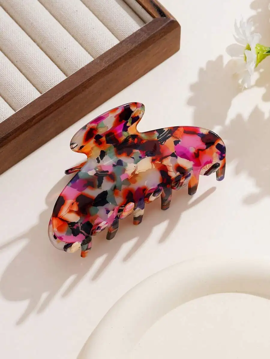 Elegant Dopamine Camouflage Large Square Hair Claw Candy Color Street Hair Clip Non-Slip Fashion Holiday Accessory
Elegant Dopamine Camouflage Large Square Hair Claw Candy Color Street Hair Clip Non-Slip Fashion Holiday Accessory