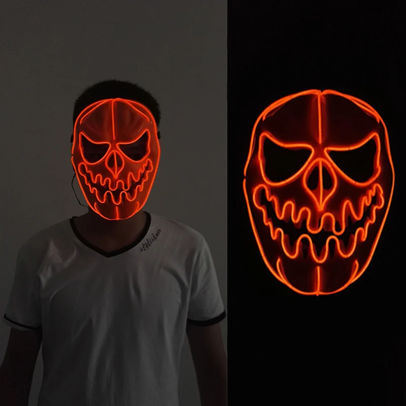 1PC Creative Halloween Party Costumes Accessories Devil LED Horror Masks Pumpkin Head Mask Scary Cosplay Props for Adult
1PC Creative Halloween Party Costumes Accessories Devil LED Horror Masks Pumpkin Head Mask Scary Cosplay Props for Adult