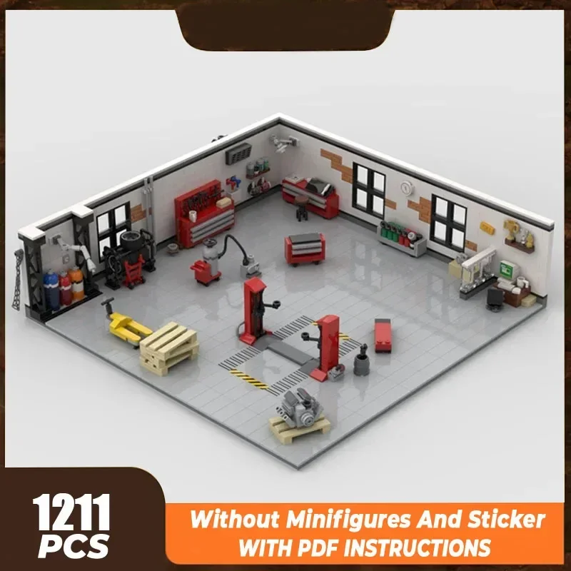 Street View Model Moc Building Bricks Tuning Garage With Accessories Technology Blocks Gifts Christmas Toys DIY Sets Assembly
Street View Model Moc Building Bricks Tuning Garage With Accessories Technology Blocks Gifts Christmas Toys DIY Sets Assembly
