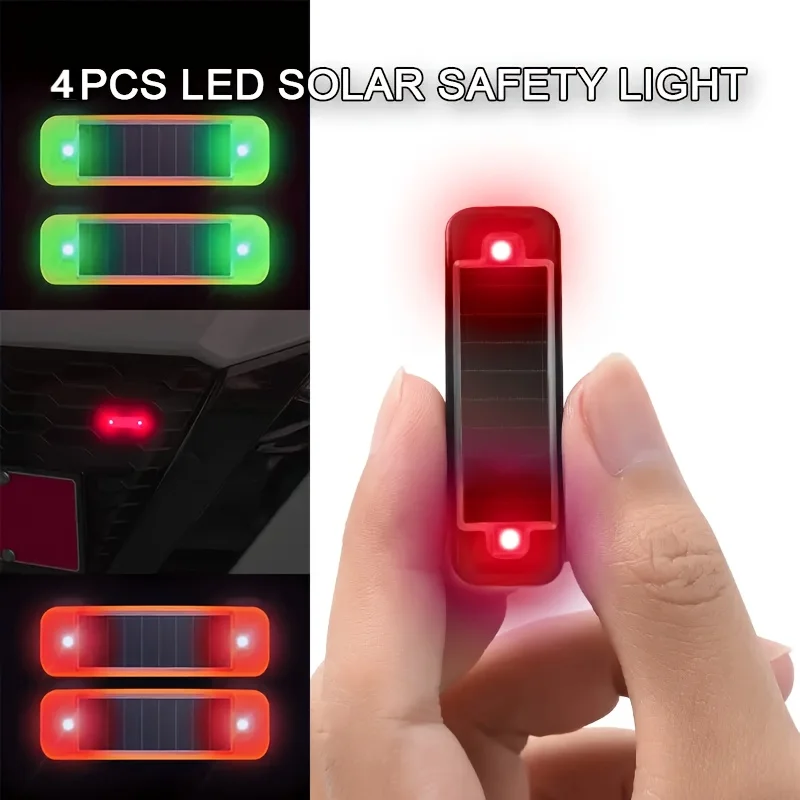 4pcs Solar-Powered LED Car Decorative Light, Anti-End Wire, Central Grille, Bright Neon, Interior Accessory, Solar Charging, Mul
4pcs Solar-Powered LED Car Decorative Light, Anti-End Wire, Central Grille, Bright Neon, Interior Accessory, Solar Charging, Mul