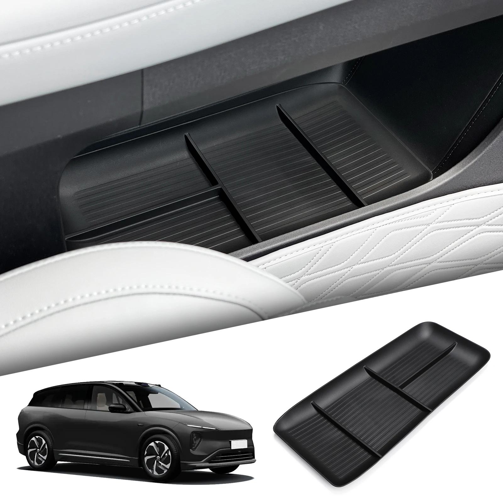 SMABEE for NIO EL6 2023 2024 Center Console Storage Box TPE Car Central Lower Layer Tray Organizer Accessories Tidying
SMABEE for NIO EL6 2023 2024 Center Console Storage Box TPE Car Central Lower Layer Tray Organizer Accessories Tidying