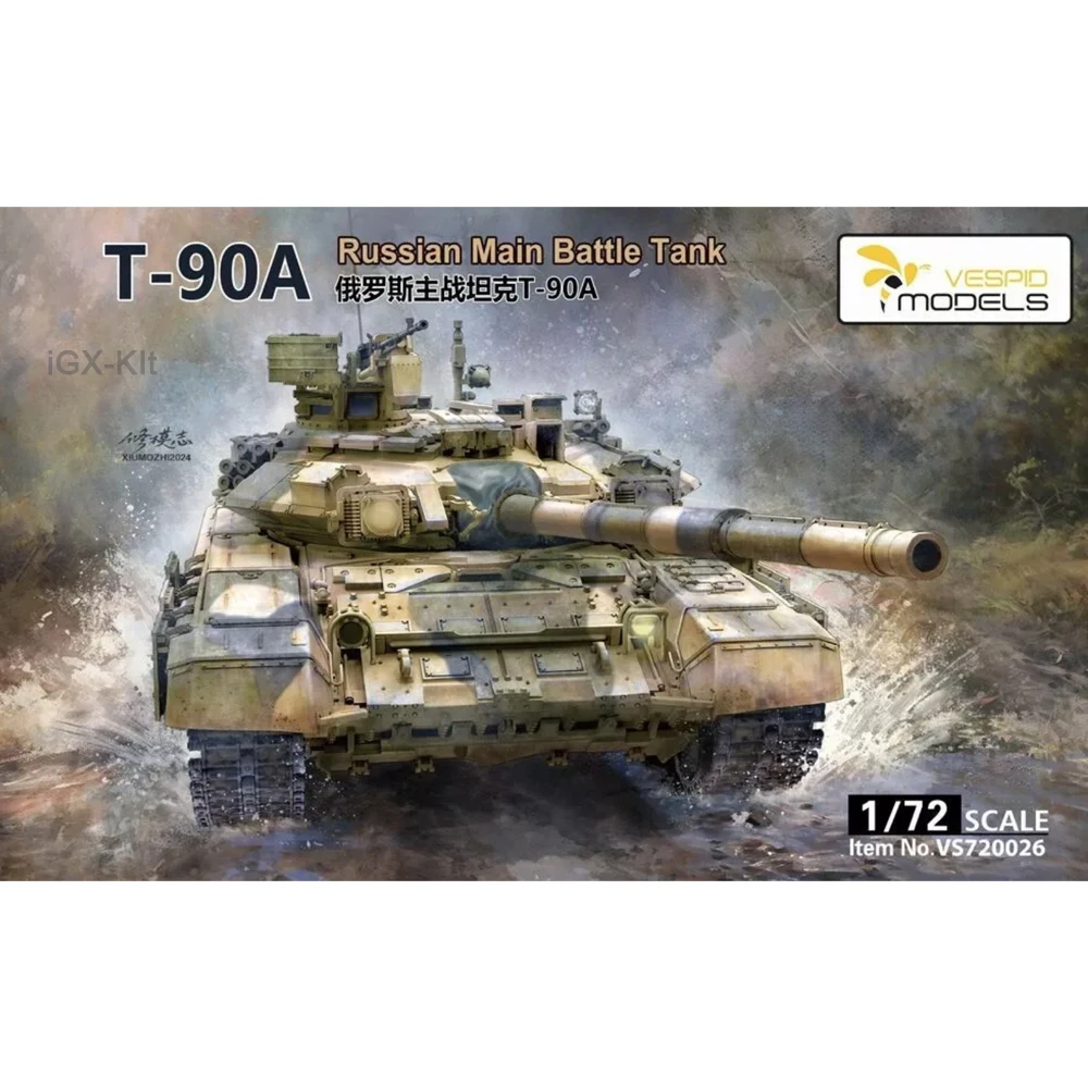 Vespid 720026 1/72 Scale Russian T-90A T90 MBT Main Battle Tank Display Collectible Hobby Craft Toy Plastic Assembly Model Kit
Vespid 720026 1/72 Scale Russian T-90A T90 MBT Main Battle Tank Display Collectible Hobby Craft Toy Plastic Assembly Model Kit