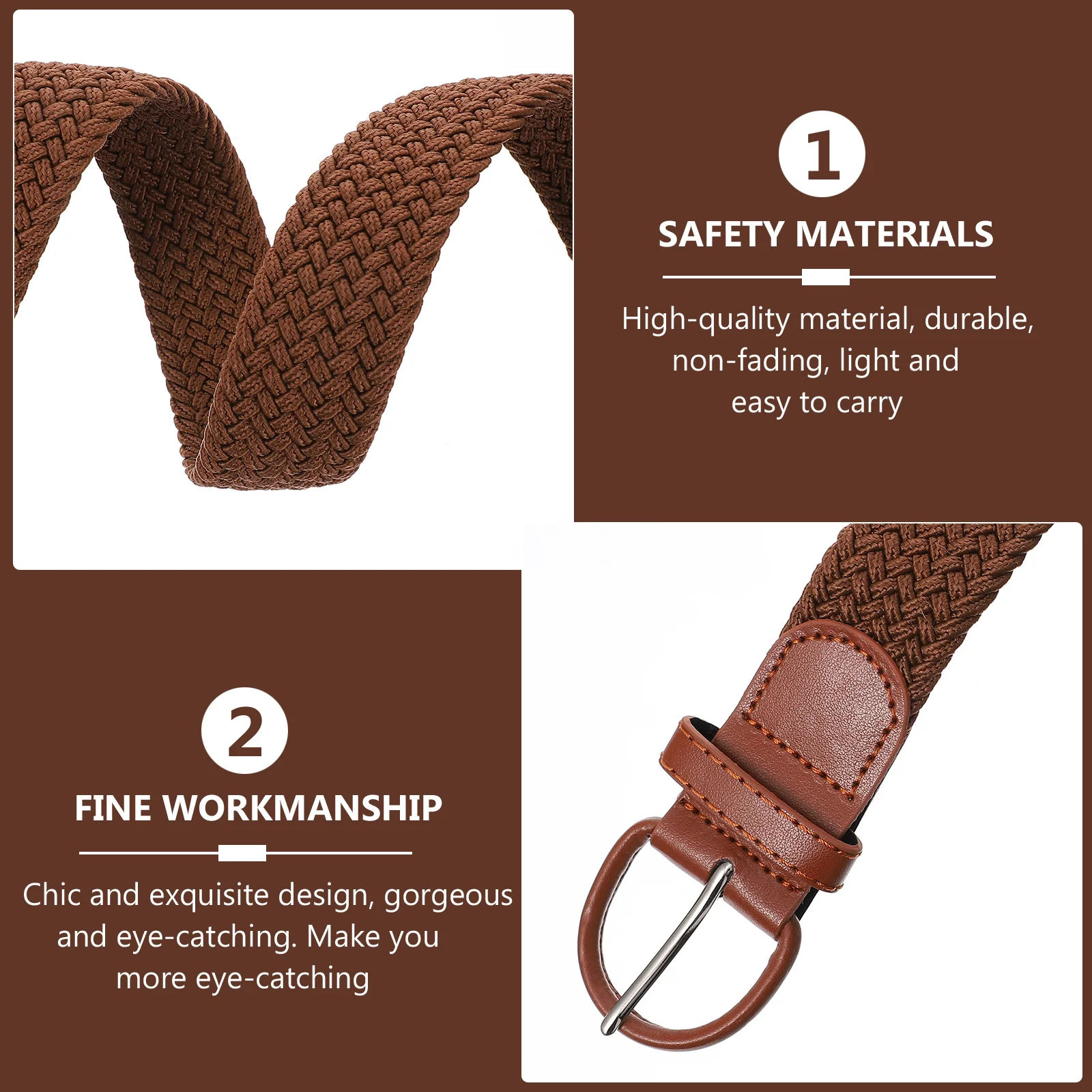 Elastic Woven Waist Belt Lightweight Durable Non-Fading Unisex Fashion Dress Casual Coat Decorative Belt Stylish Waistband For
Elastic Woven Waist Belt Lightweight Durable Non-Fading Unisex Fashion Dress Casual Coat Decorative Belt Stylish Waistband For