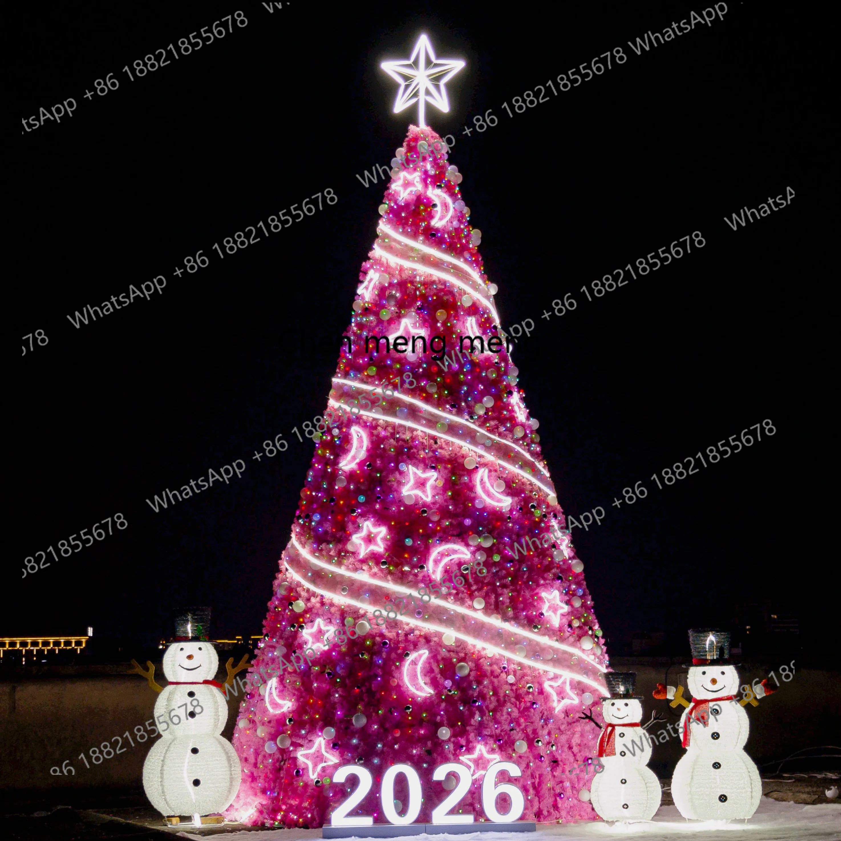 Large Christmas tree outdoor frame light tree square hotel shopping mall scene layout
Large Christmas tree outdoor frame light tree square hotel shopping mall scene layout