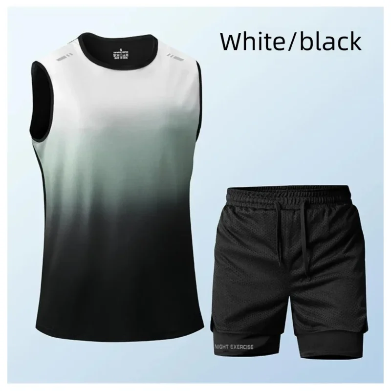 Мужская спортивная майка с градиентным принтом, легкая, без рукавов, с круглым вырезом, летняя, для бега, модная, свободного кроя, молодежная, трансграничная продажа
Мужская спортивная майка с градиентным принтом, легкая, без рукавов, с круглым вырезом, летняя, для бега, модная, свободного кроя, молодежная, трансграничная продажа