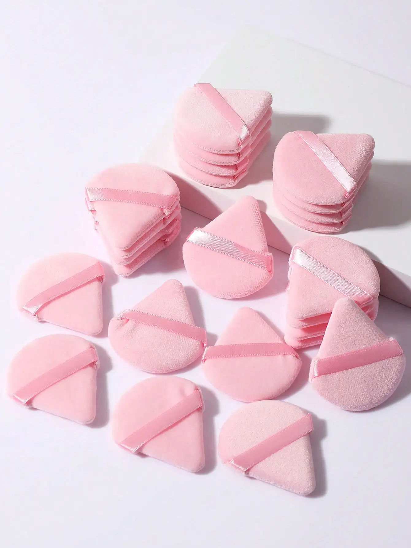24pcs/15pcs/8pcs/5pcs Triangle Makeup Sponge Set, For Loose Powder And Body Powder Application, Velvet Cosmetic Makeup Sponge For Liquid Foundation And Powder, Makeup Tools,Makeup,Cheap,Room Decor,Vanity,Travel,Bedroom,Makeup Accessories,Puff,Makeup Blend
24pcs/15pcs/8pcs/5pcs Triangle Makeup Sponge Set, For Loose Powder And Body Powder Application, Velvet Cosmetic Makeup Sponge For Liquid Foundation And Powder, Makeup Tools,Makeup,Cheap,Room Decor,Vanity,Travel,Bedroom,Makeup Accessories,Puff,Makeup Blend