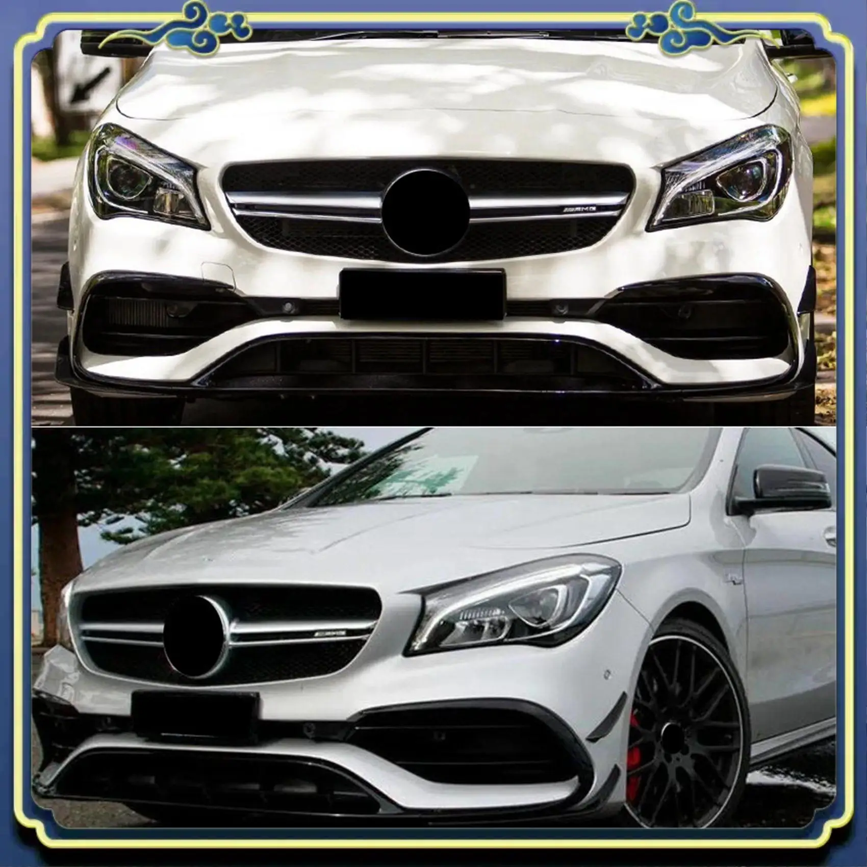 AU16-Car Front Bumper Side Fog Light Splitter Spoiler For Mercedes BENZ CLA Class W117 C117 CLA45 CLA200 CLA220 AMG 2016-2018
AU16-Car Front Bumper Side Fog Light Splitter Spoiler For Mercedes BENZ CLA Class W117 C117 CLA45 CLA200 CLA220 AMG 2016-2018