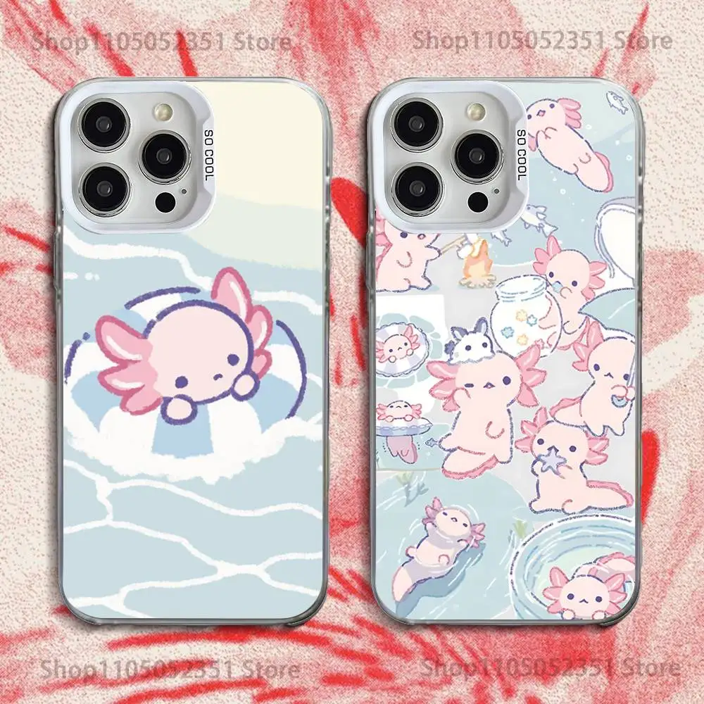 Cartoon Cute Axolotl Phone Case For iPhone 16,15,14,13,12,11,Pro,XS,Max,Plus,Mini,SE White Candy Matte Shockproof Cover
Cartoon Cute Axolotl Phone Case For iPhone 16,15,14,13,12,11,Pro,XS,Max,Plus,Mini,SE White Candy Matte Shockproof Cover