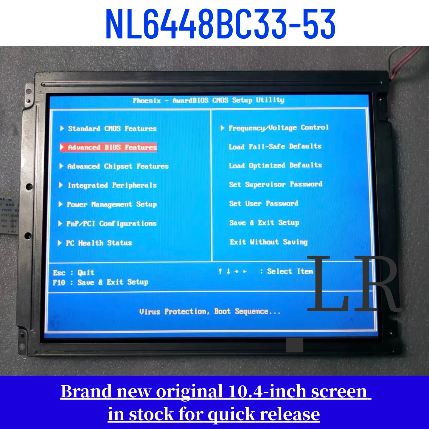Brand new genuine 10.4-inch NL6448BC33-53 LCD display
Brand new genuine 10.4-inch NL6448BC33-53 LCD display