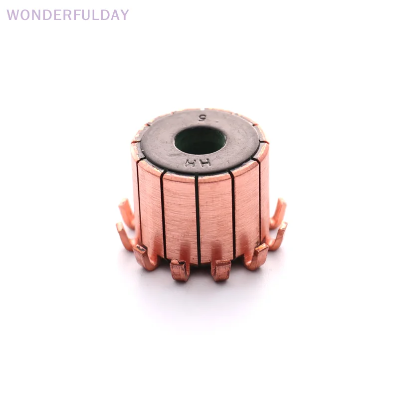 New 8*23*19.5mm 12P Teeth Copper Hook Type Electrical Motor Commutator CHY-1518-12
New 8*23*19.5mm 12P Teeth Copper Hook Type Electrical Motor Commutator CHY-1518-12