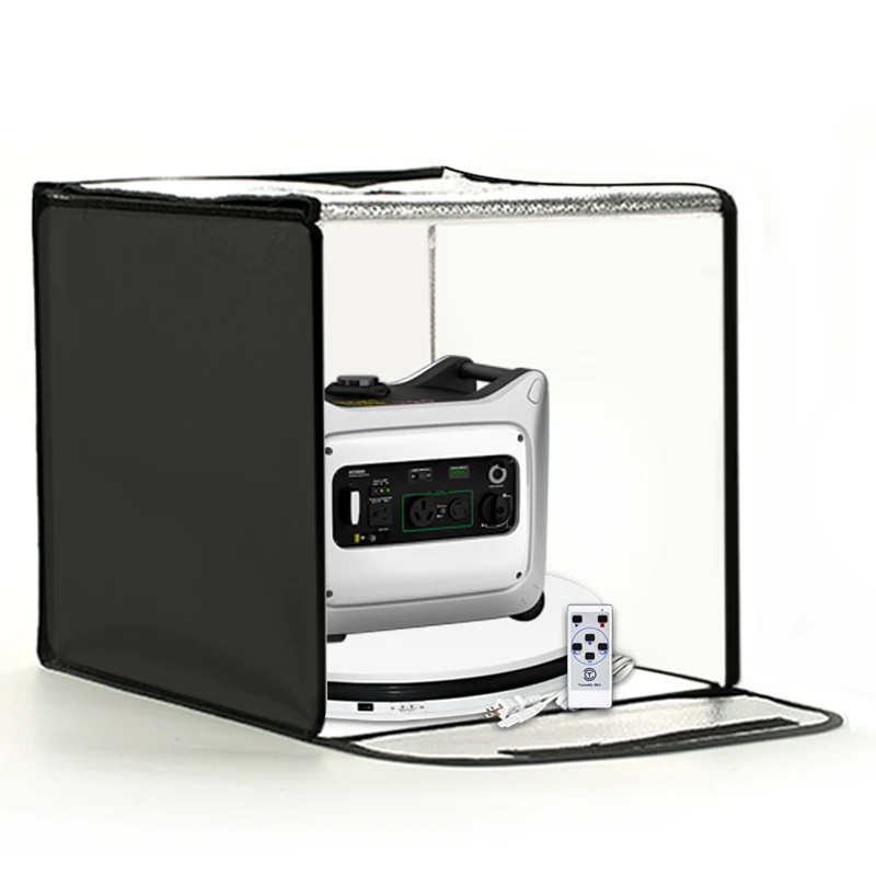 Turntable-BKL Photo Studio Accessories 60cm Lightbox Folding Photography Light Tent Kit with Pvc Backdrop (without Turntable)
Turntable-BKL Photo Studio Accessories 60cm Lightbox Folding Photography Light Tent Kit with Pvc Backdrop (without Turntable)
