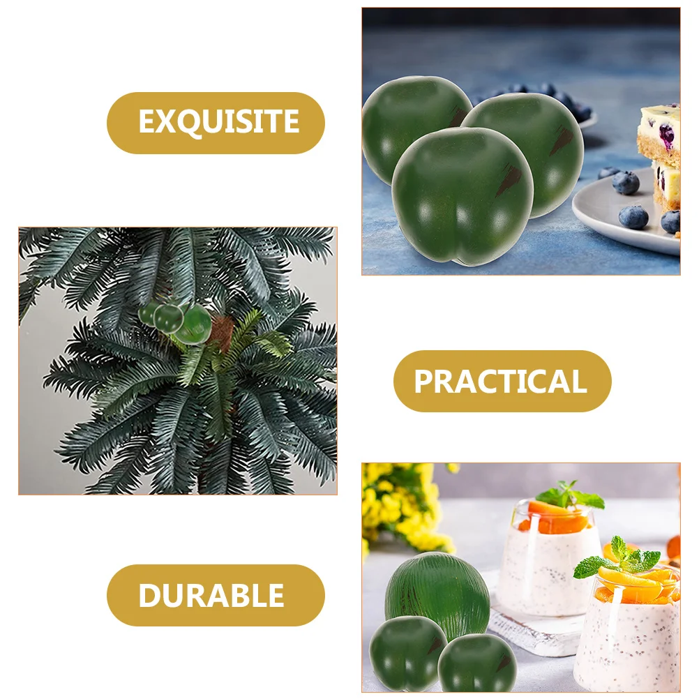 Artificial Coconuts Decoration Faux Fruits Soft Pvc Realistic Tropical Simulation ornaments easy match accessories
Artificial Coconuts Decoration Faux Fruits Soft Pvc Realistic Tropical Simulation ornaments easy match accessories