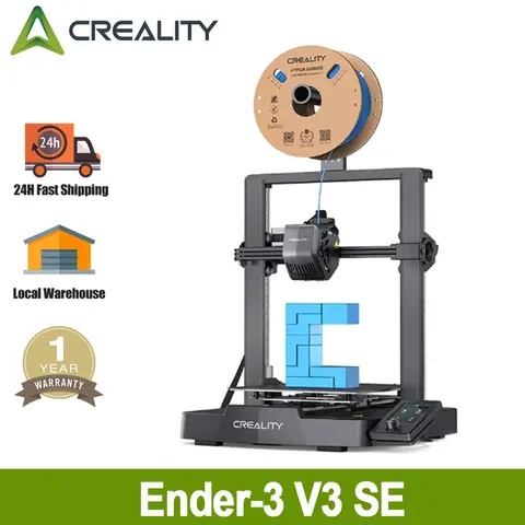 Creality Ender-3 V3 SE impresora 3D extrusora Sprite de nivelación automática sin preocupaciones doble eje Z PC resorte acero 250 mm/s impresión rápida
