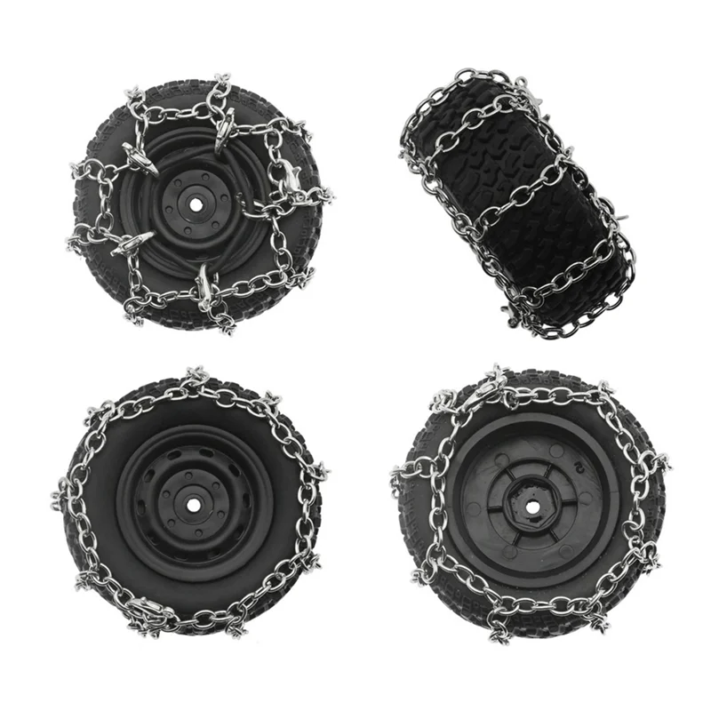 RC Car Tires Snow Chain Silver Axial Upgrade Parts For 1/12 Scale MN82 MN78 Trx4m RC Crawler
RC Car Tires Snow Chain Silver Axial Upgrade Parts For 1/12 Scale MN82 MN78 Trx4m RC Crawler