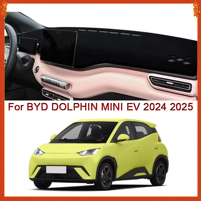 Car Styling Car Dashboard Mat Protective Interior Anti-Pad Shade Cushion Cover Auto Accessory For BYD DOLPHIN MINI EV 2024 2025
Car Styling Car Dashboard Mat Protective Interior Anti-Pad Shade Cushion Cover Auto Accessory For BYD DOLPHIN MINI EV 2024 2025