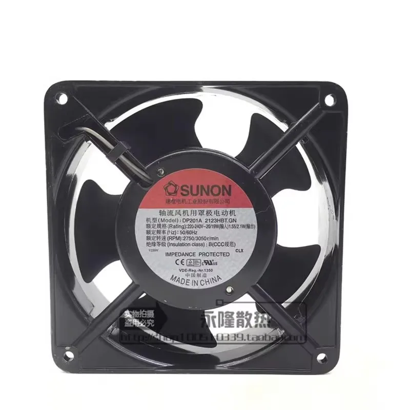 New DP201A 2123HBT.GN 220V 120 * 120 * 38MM 12CM Double Ball Electric Cabinet Cooling Fan
New DP201A 2123HBT.GN 220V 120 * 120 * 38MM 12CM Double Ball Electric Cabinet Cooling Fan