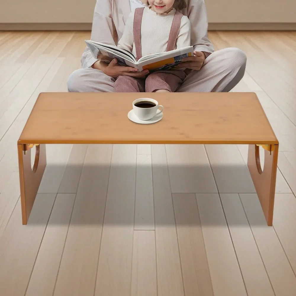 Folding Floor Coffee Table Brown Low Coffee Table Bamboo Portable Coffee Table
Folding Floor Coffee Table Brown Low Coffee Table Bamboo Portable Coffee Table