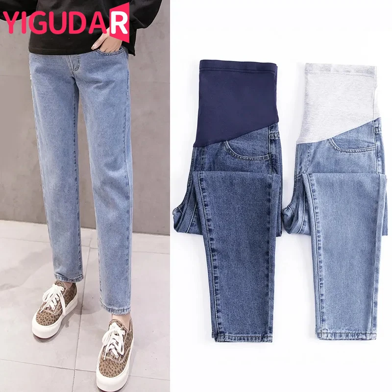 Pregnancy Abdominal Pants Jeans Maternity Pants For Pregnant Women Clothes High Waist Trousers Loose Denim Stretch Flared Jeans
Pregnancy Abdominal Pants Jeans Maternity Pants For Pregnant Women Clothes High Waist Trousers Loose Denim Stretch Flared Jeans