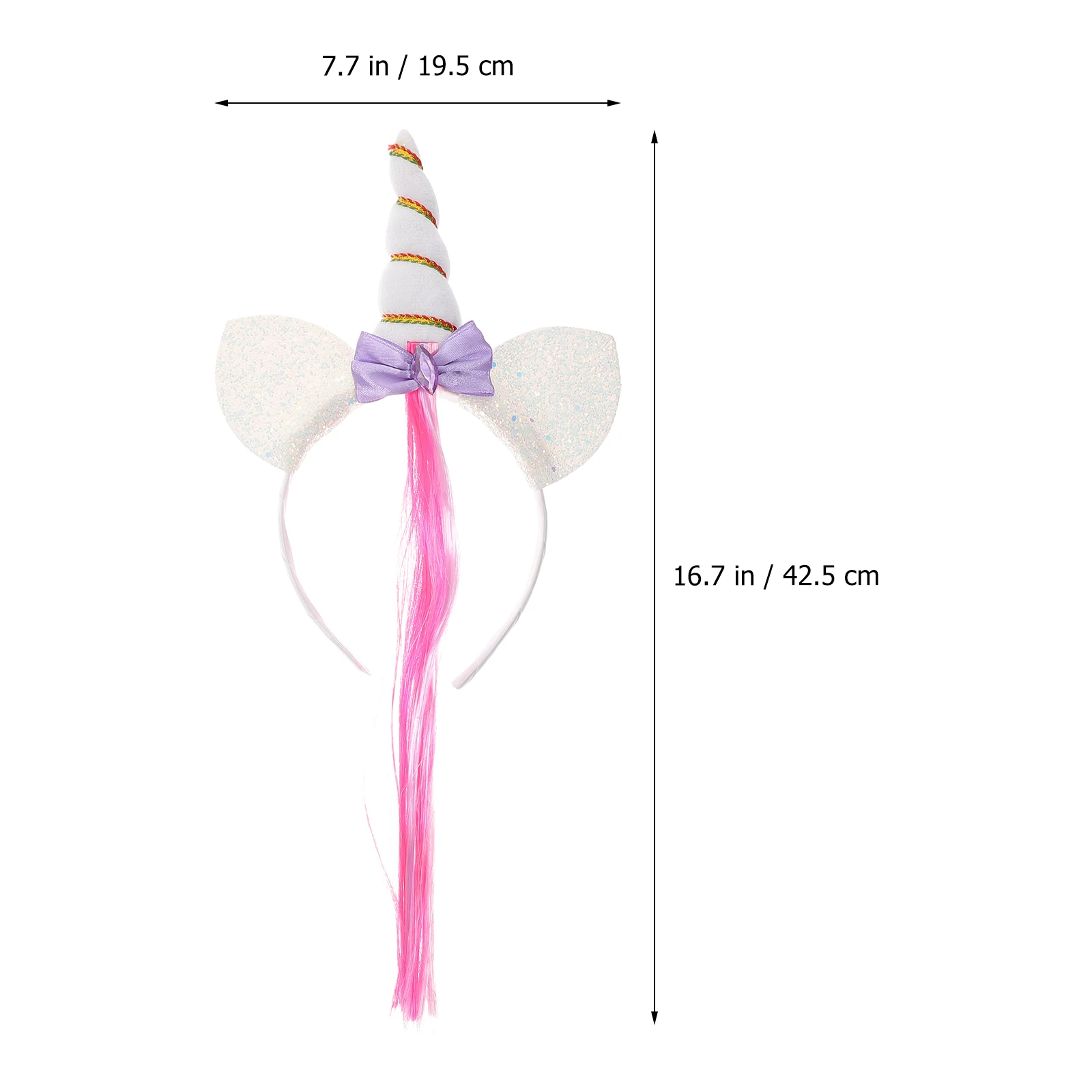 Unicorn Headband ' Dress-up Accessories Hairband for Fabric Ribbon Fairy Sticks Headwear
Unicorn Headband ' Dress-up Accessories Hairband for Fabric Ribbon Fairy Sticks Headwear