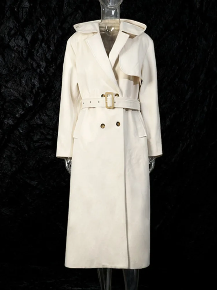ZMEENNA Womens Classic White Double Breasted Trench Coat Long Sleeve Notched Lapel Adjustable Belted Waist Outerwear ZM4702
ZMEENNA Womens Classic White Double Breasted Trench Coat Long Sleeve Notched Lapel Adjustable Belted Waist Outerwear ZM4702