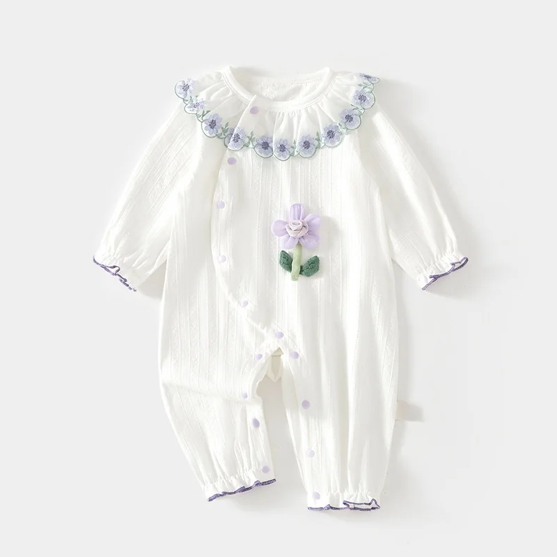 2026 Summer Baby Romper Girl 3M-2T Embroidered Flower Cotton Jumpsuit Cute Newborn Thin Breathable Toddler Outfit
2026 Summer Baby Romper Girl 3M-2T Embroidered Flower Cotton Jumpsuit Cute Newborn Thin Breathable Toddler Outfit