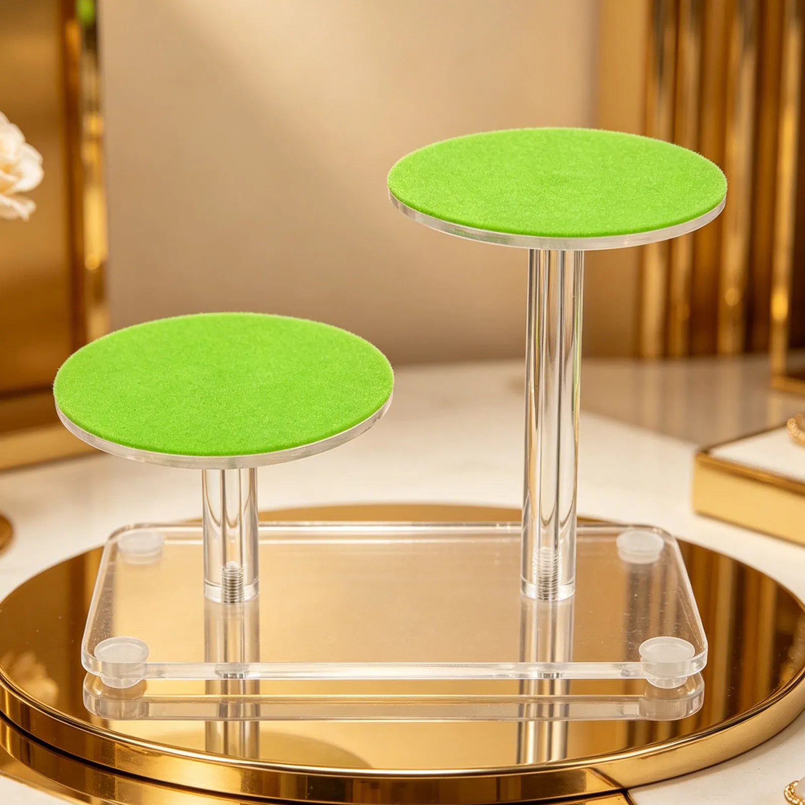 2 Tier Round Acrylic Display Stand Jewelry Display Riser Clear Acrylic Case Stable Base for Rings Earrings Organizer Boutique
2 Tier Round Acrylic Display Stand Jewelry Display Riser Clear Acrylic Case Stable Base for Rings Earrings Organizer Boutique