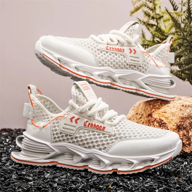 Летние дышащие кроссовки с сеткой, модная студенческая обувь, спортивная и повседневная мужская обувь.
Летние дышащие кроссовки с сеткой, модная студенческая обувь, спортивная и повседневная мужская обувь.