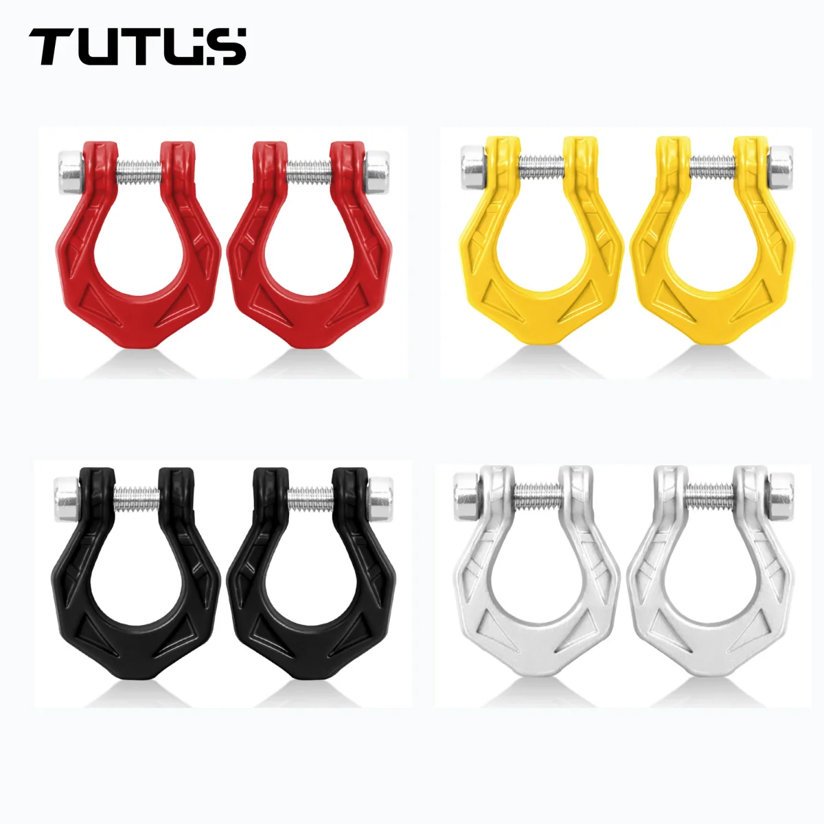 RC Crawler U-ring Metal Tow Hooks U-Shape Shackle for FCX18 LC80 TRX4M SCX24 Bumper Decoration & Recovery
RC Crawler U-ring Metal Tow Hooks U-Shape Shackle for FCX18 LC80 TRX4M SCX24 Bumper Decoration & Recovery