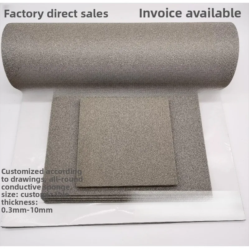 Factory Direct Sales Single Sided Adhesive Conductive Sponge Conductive Foam Shielding Sponge Bare Cotton
Factory Direct Sales Single Sided Adhesive Conductive Sponge Conductive Foam Shielding Sponge Bare Cotton