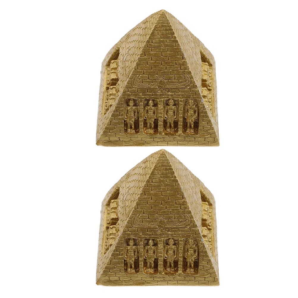 3 Pcs Ancient Decorations Egypt Buildings Pyramid Shaped Adornment Office Desk
3 Pcs Ancient Decorations Egypt Buildings Pyramid Shaped Adornment Office Desk