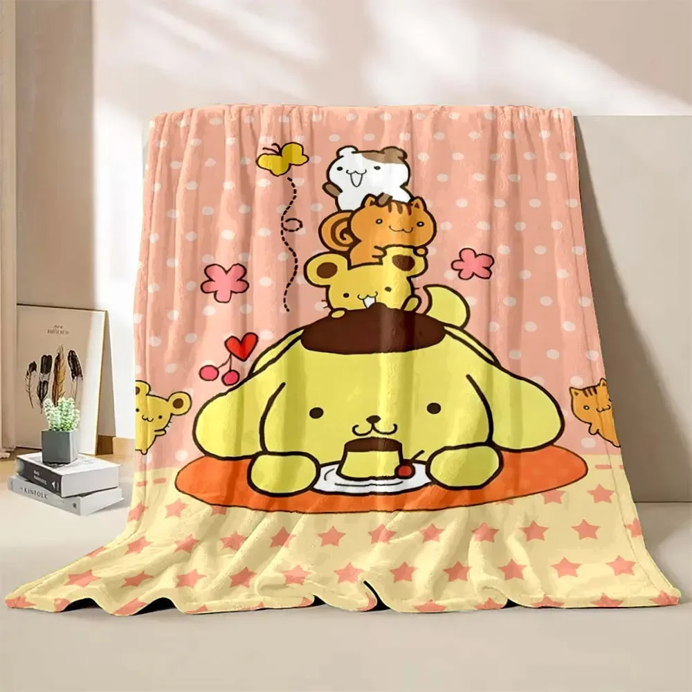 New 3d Print Blanket Pom Pom Purin Sanrio Blanket Warm Soft Fluffy Cartoon Throw Kid Adult Quilt Sofa Bed Throw Break Quilt
New 3d Print Blanket Pom Pom Purin Sanrio Blanket Warm Soft Fluffy Cartoon Throw Kid Adult Quilt Sofa Bed Throw Break Quilt