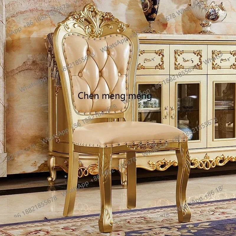 European dining chair modern simple solid wood hotel backrest single chair leather soft bag negotiation table and chair
European dining chair modern simple solid wood hotel backrest single chair leather soft bag negotiation table and chair