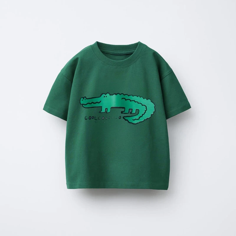 Animal Print Kids Cotton T-Shirt 12 S6d40724bfd304a79844035c3f95249e2l