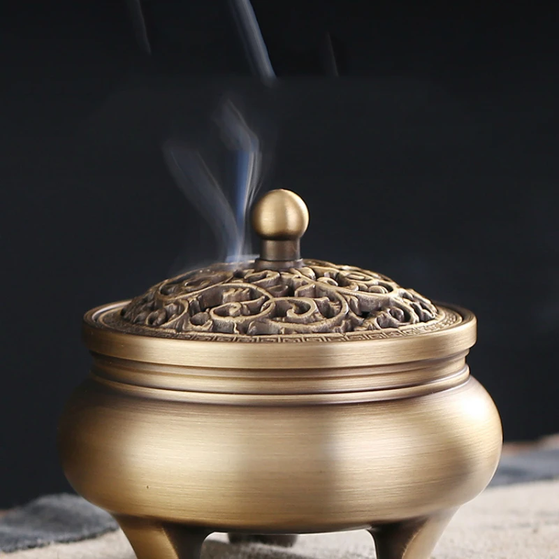 Copper Simple Incense Burner Metal Luxury Incense Burner Fragrance Living Room Queimador De Incenso Censer for Home Room Decor
Copper Simple Incense Burner Metal Luxury Incense Burner Fragrance Living Room Queimador De Incenso Censer for Home Room Decor