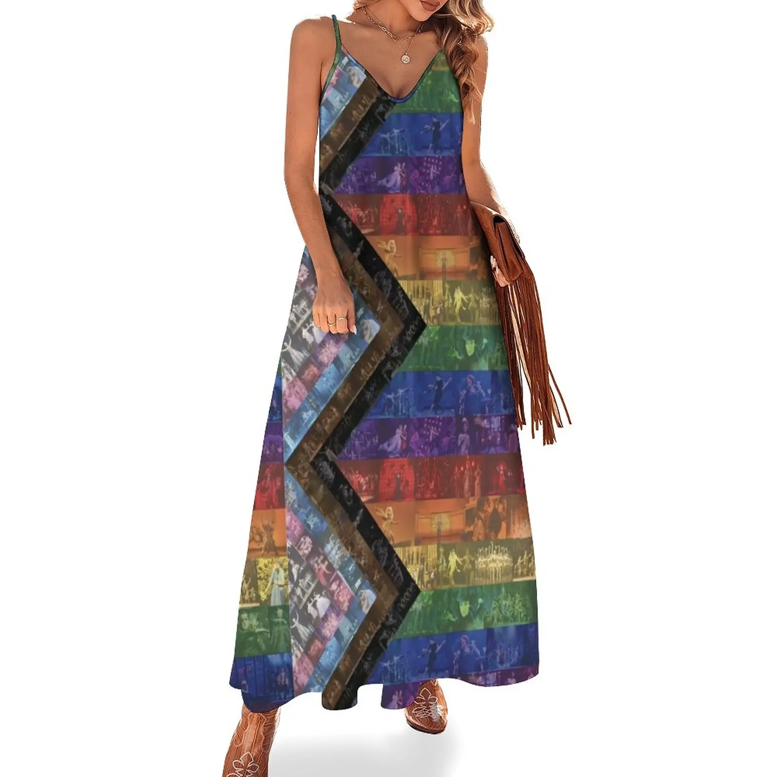 Inclusive Rainbow Broadway Flag Sleeveless Dress dress women elegant luxury summer outfits for women 2025 Dress
Inclusive Rainbow Broadway Flag Sleeveless Dress dress women elegant luxury summer outfits for women 2025 Dress