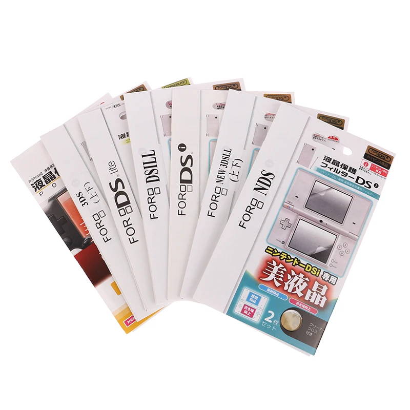 Верхняя Нижняя прозрачная защитная пленка HD для ЖК-экрана для нового 3DS 3DSXL NDS Lite NDSL DSi NDSI XL LL, защитная крышка экрана
Верхняя Нижняя прозрачная защитная пленка HD для ЖК-экрана для нового 3DS 3DSXL NDS Lite NDSL DSi NDSI XL LL, защитная крышка экрана