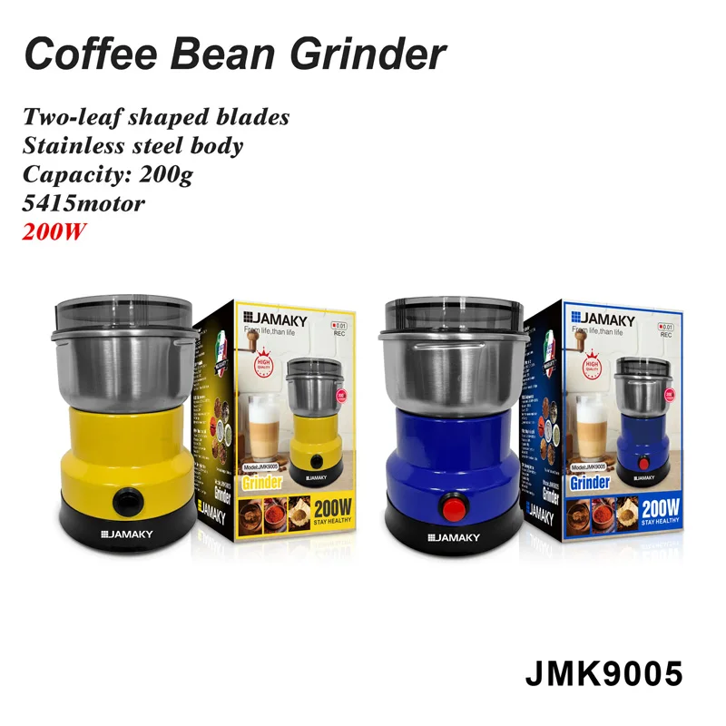 Small Portable Electric Coffee Bean Grinder Home Kitchen Multifunctional Grains Nuts Beans Spices Grinder Coffee Grinder 
Small Portable Electric Coffee Bean Grinder Home Kitchen Multifunctional Grains Nuts Beans Spices Grinder Coffee Grinder