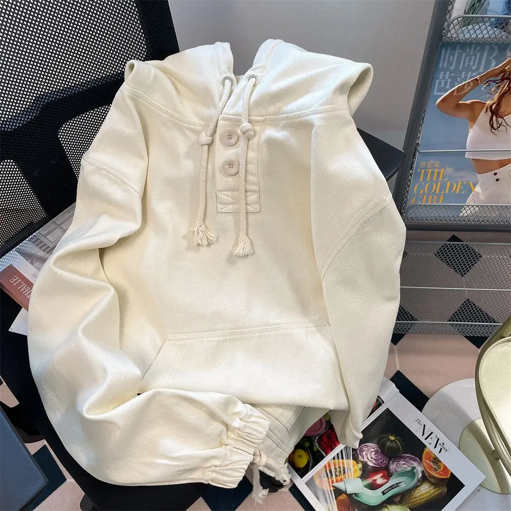 Large Sized Cotton Hooded Sweatshirt for Women's Spring Autumn New Japanese Style Casual Loose Slimming Lace-up Trendy Hoodie
Large Sized Cotton Hooded Sweatshirt for Women's Spring Autumn New Japanese Style Casual Loose Slimming Lace-up Trendy Hoodie